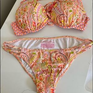 COPY - Victoria Secret Orange Paisley Bikini.